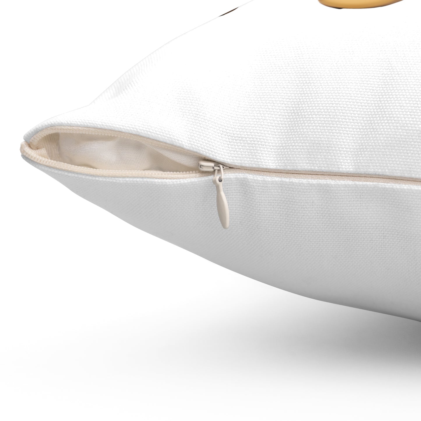 Fun Poop Art Square Pillow - Whimsical Bold Home Decor