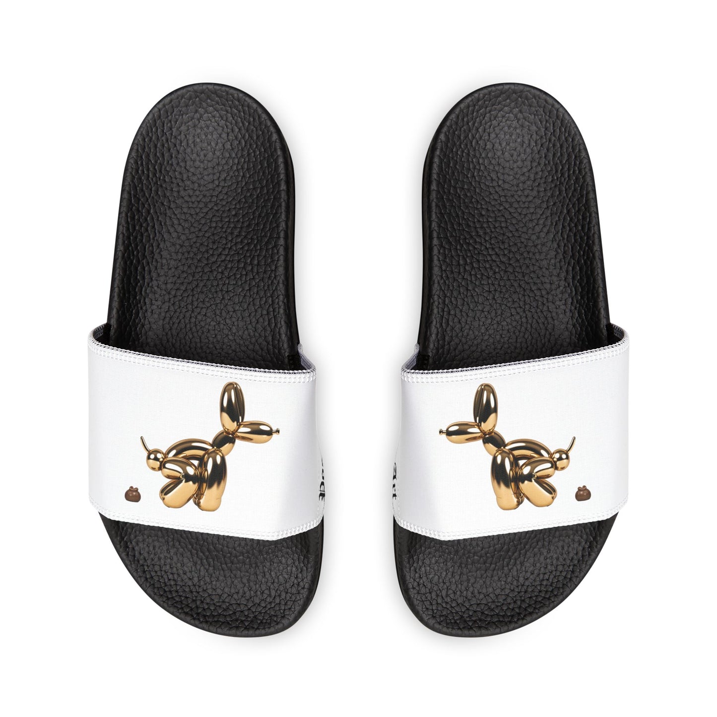 Men's Removable-Strap Poop Art Sandals - Stylish Comfortable Footwear for Summer