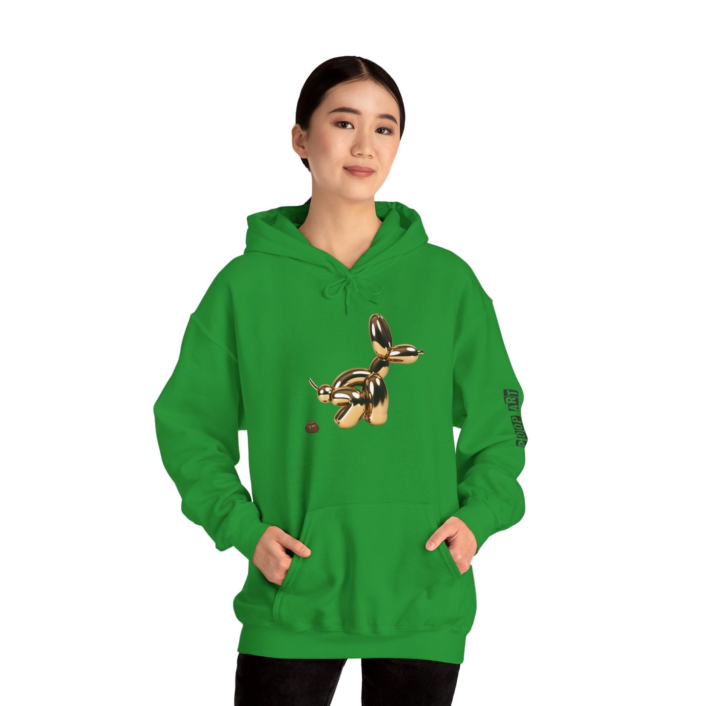 Pop Art Balloon Dog Hoodie - Cozy Unisex Sweatshirt for Fun Aesthetics