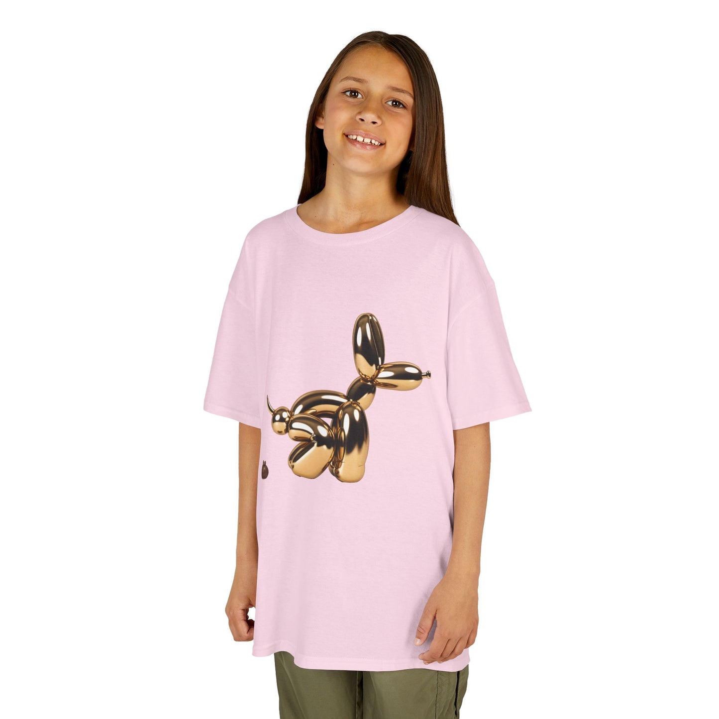 Fun Balloon Dog Art Kids Tee - Poop Art Design