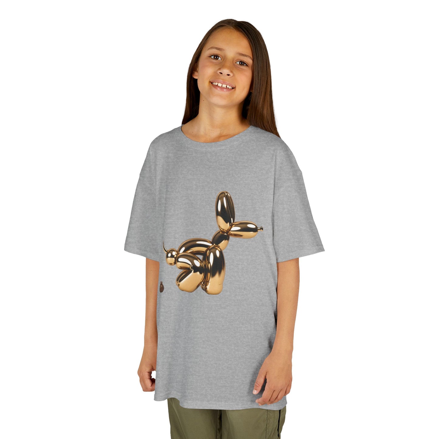 Fun Balloon Dog Art Kids Tee - Poop Art Design