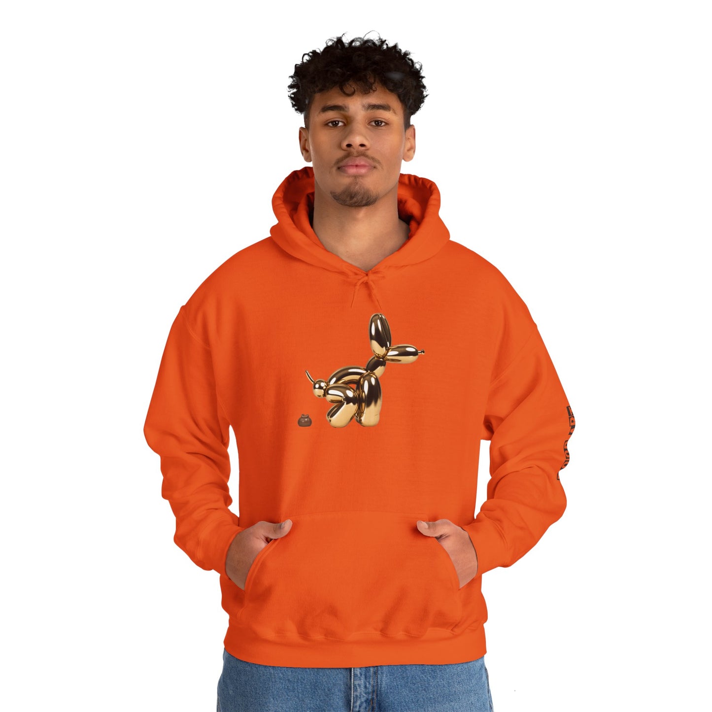 Pop Art Balloon Dog Hoodie - Cozy Unisex Sweatshirt for Fun Aesthetics