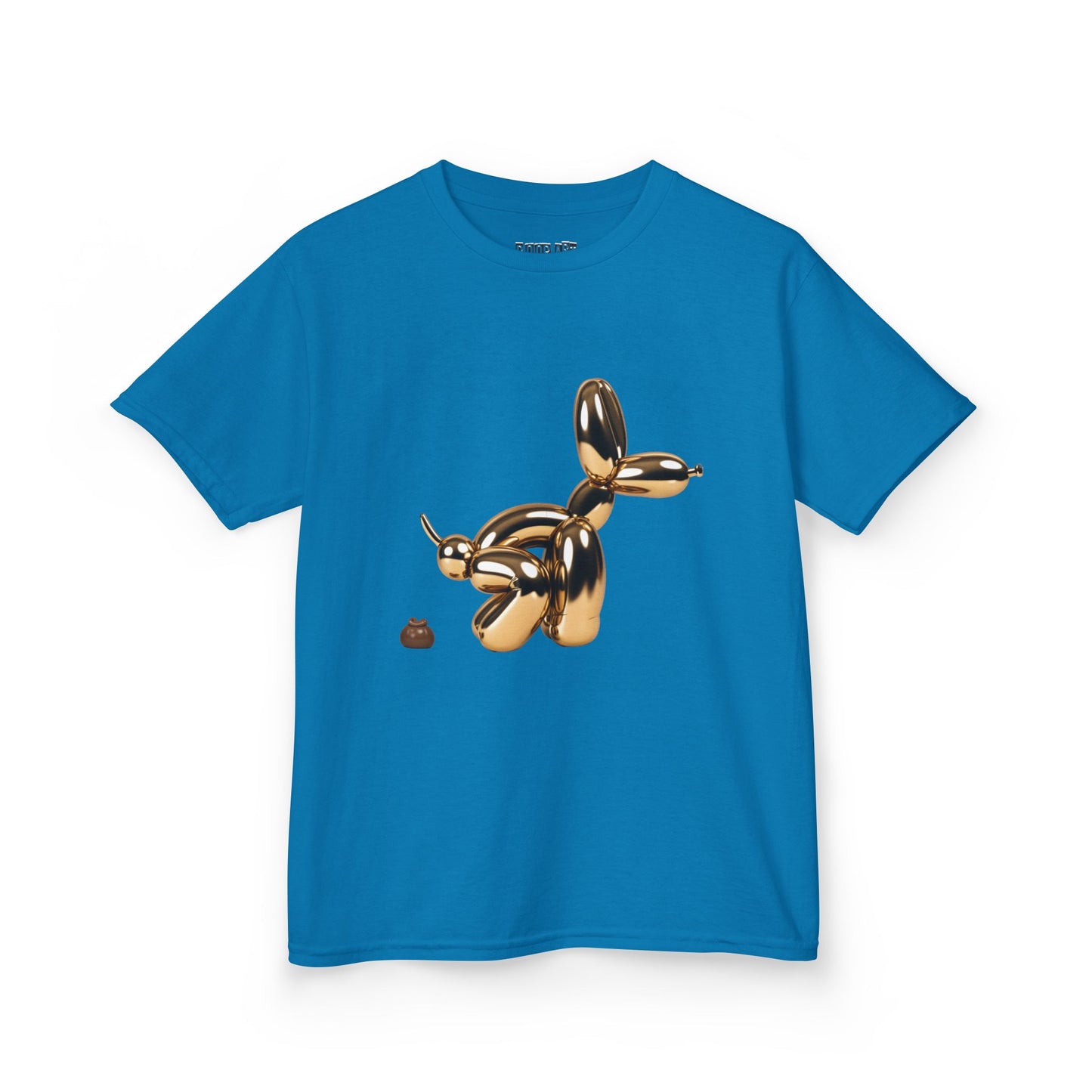 Fun Balloon Dog Art Kids Tee - Poop Art Design