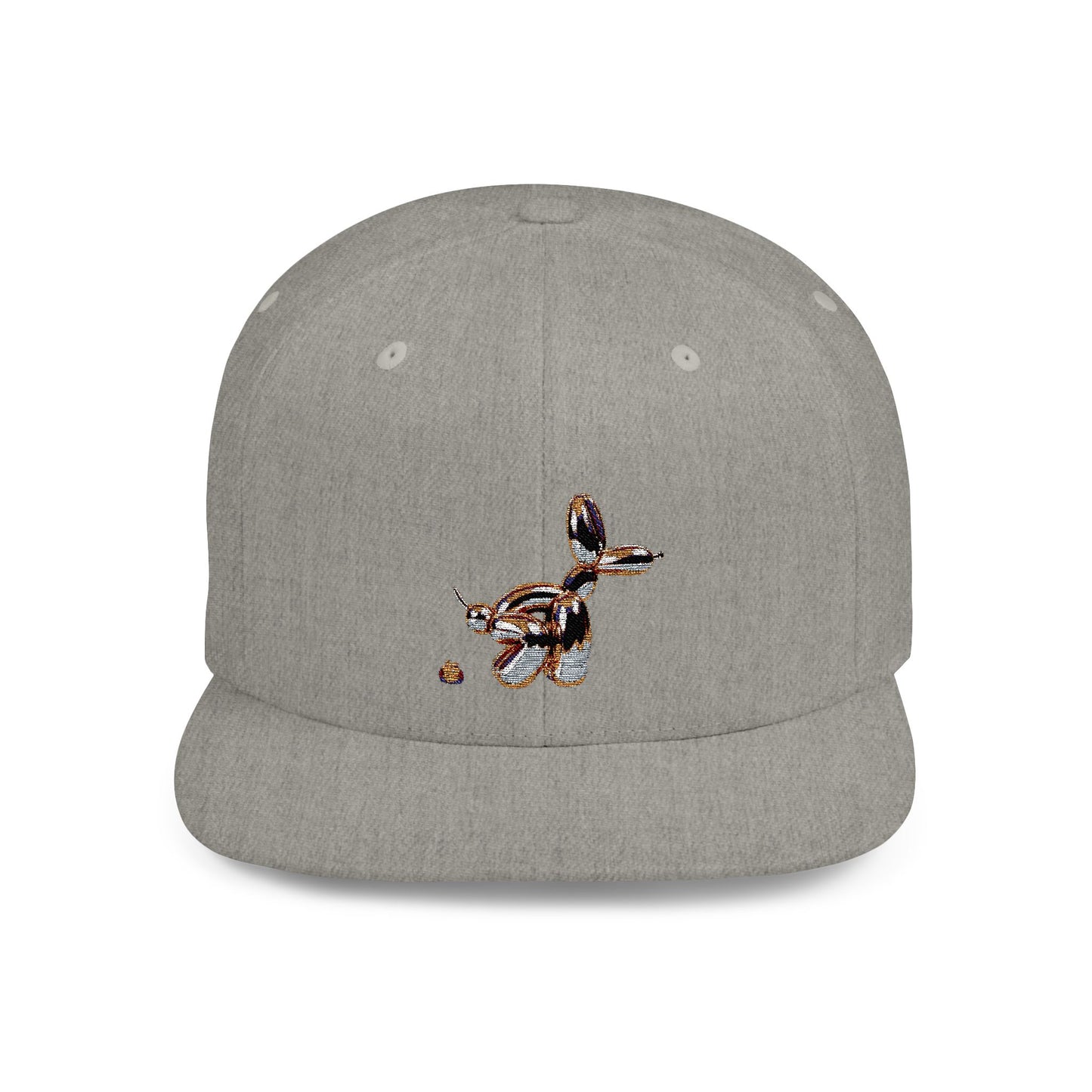 Balloon Dog Flat Bill Snapback Hat - Stylish & Unique Fashion Accessory