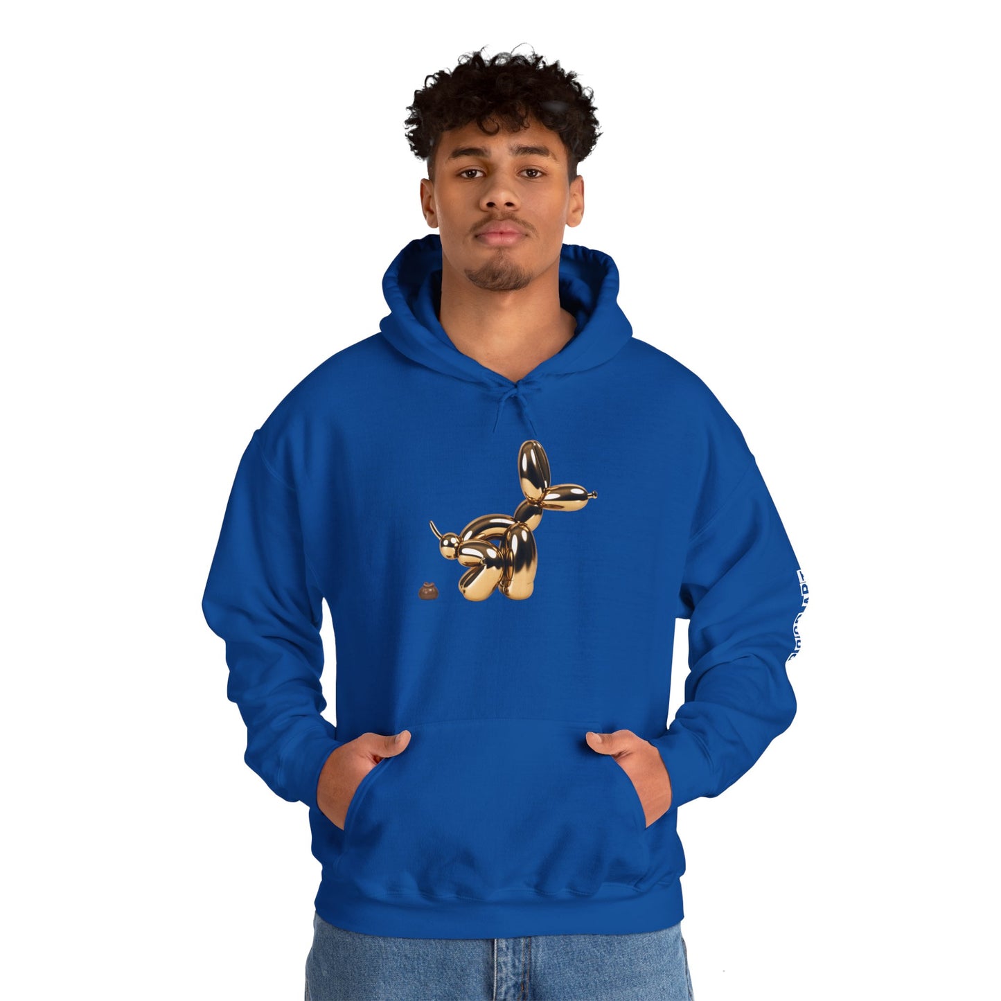 Pop Art Balloon Dog Hoodie - Cozy Unisex Sweatshirt for Fun Aesthetics