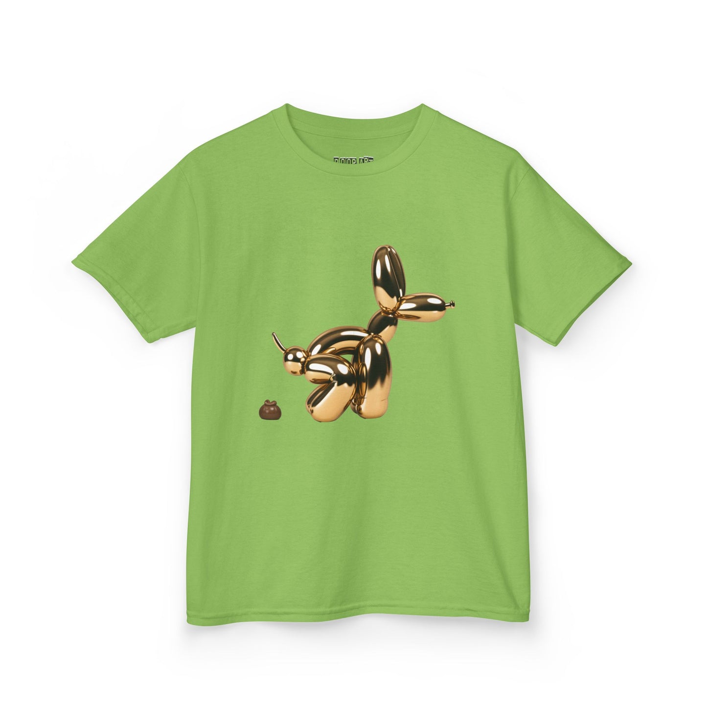 Fun Balloon Dog Art Kids Tee - Poop Art Design