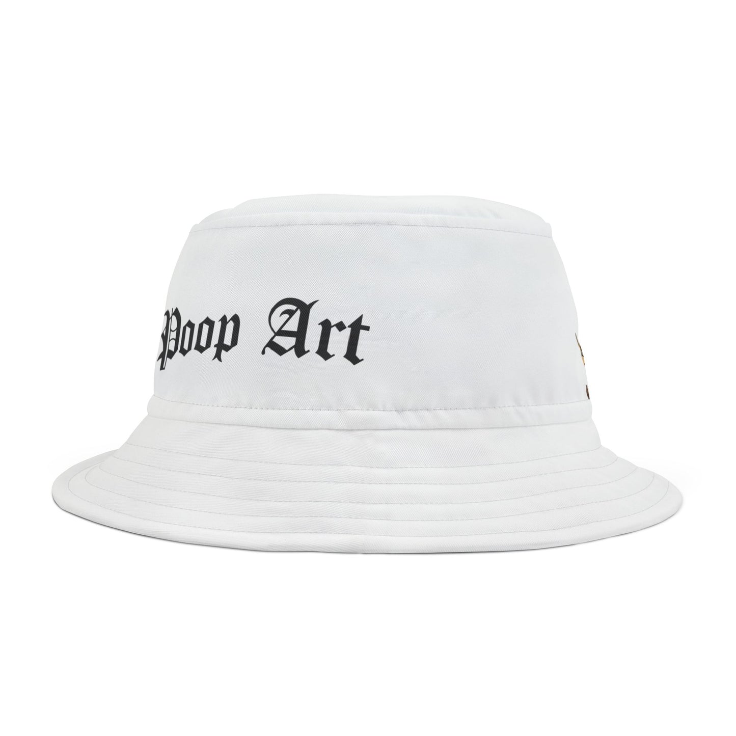 Whimsical Poop Art Bucket Hat for Fun-Loving Individuals