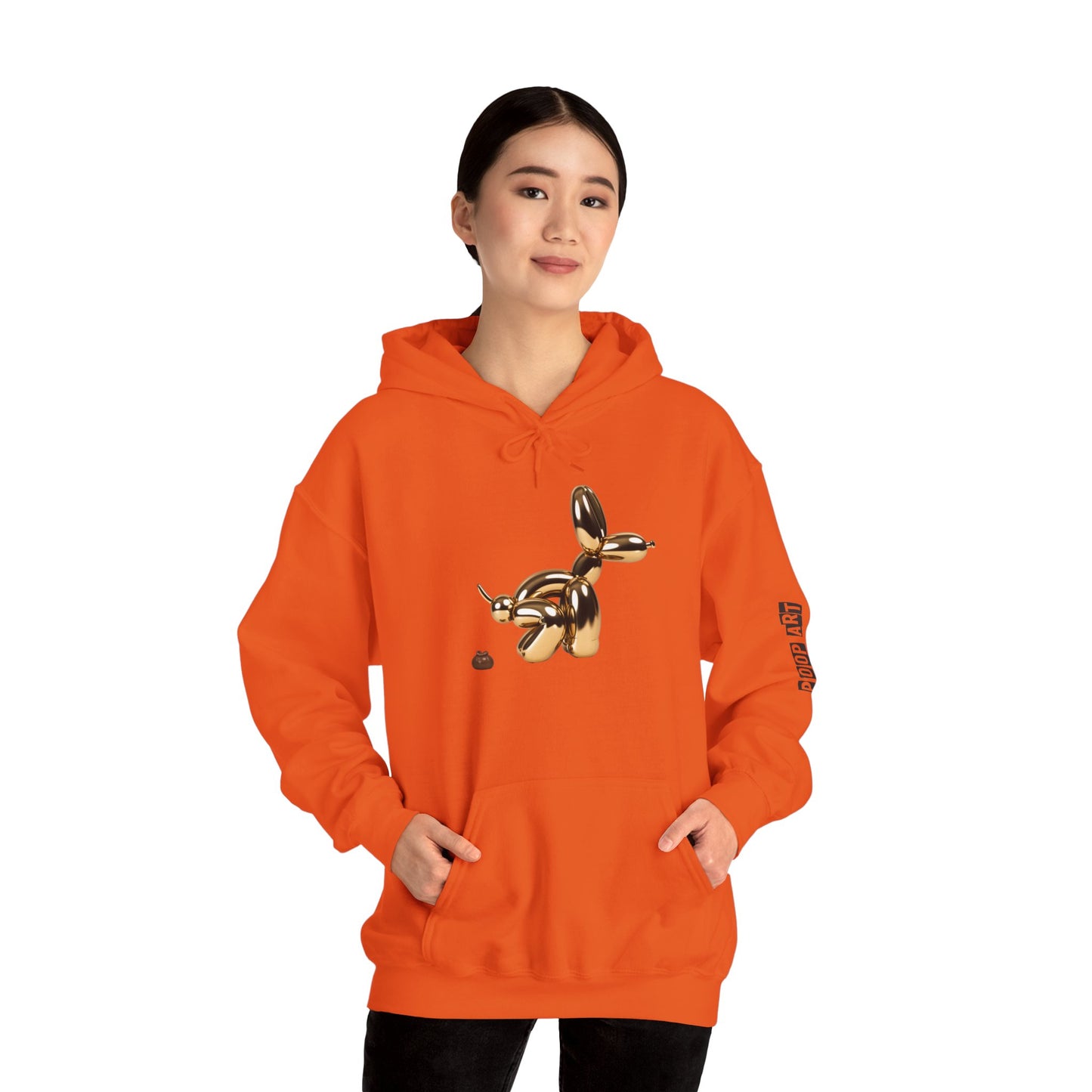 Pop Art Balloon Dog Hoodie - Cozy Unisex Sweatshirt for Fun Aesthetics