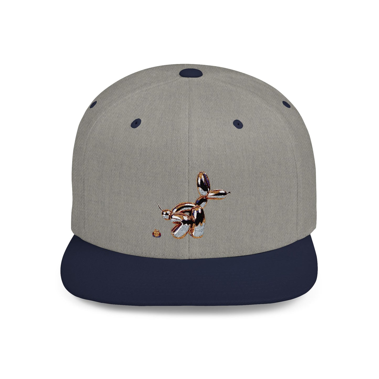 Balloon Dog Flat Bill Snapback Hat - Stylish & Unique Fashion Accessory