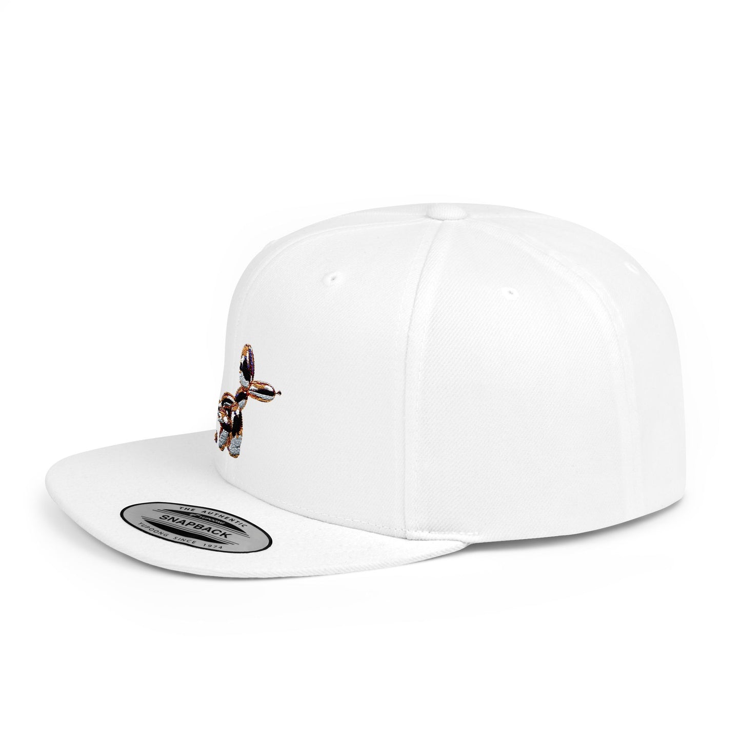 Balloon Dog Flat Bill Snapback Hat - Stylish & Unique Fashion Accessory