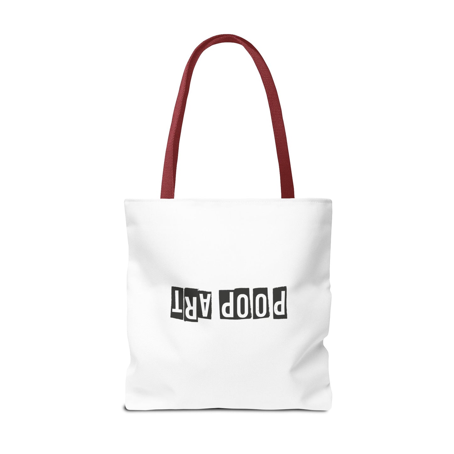 Funny Poop Art Tote Bag – Playful Pooping Dog Design for Dog Lovers