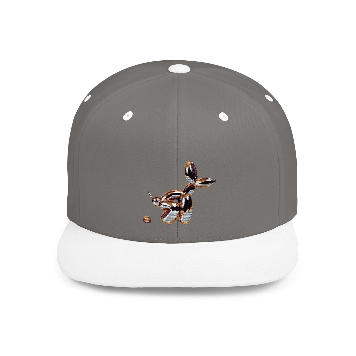 Balloon Dog Flat Bill Snapback Hat - Stylish & Unique Fashion Accessory