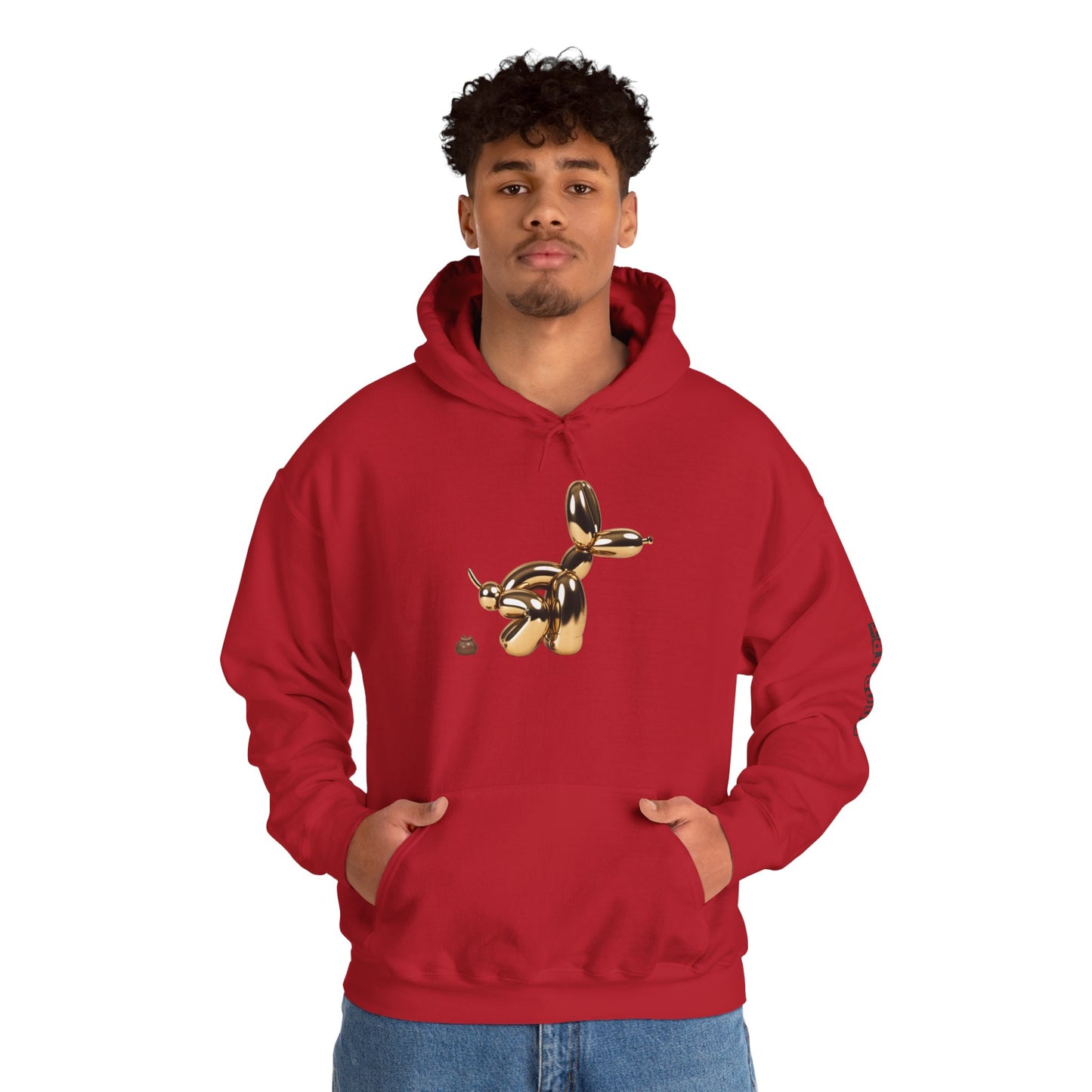 Pop Art Balloon Dog Hoodie - Cozy Unisex Sweatshirt for Fun Aesthetics