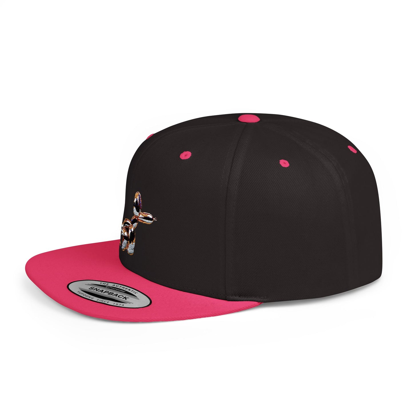 Balloon Dog Flat Bill Snapback Hat - Stylish & Unique Fashion Accessory