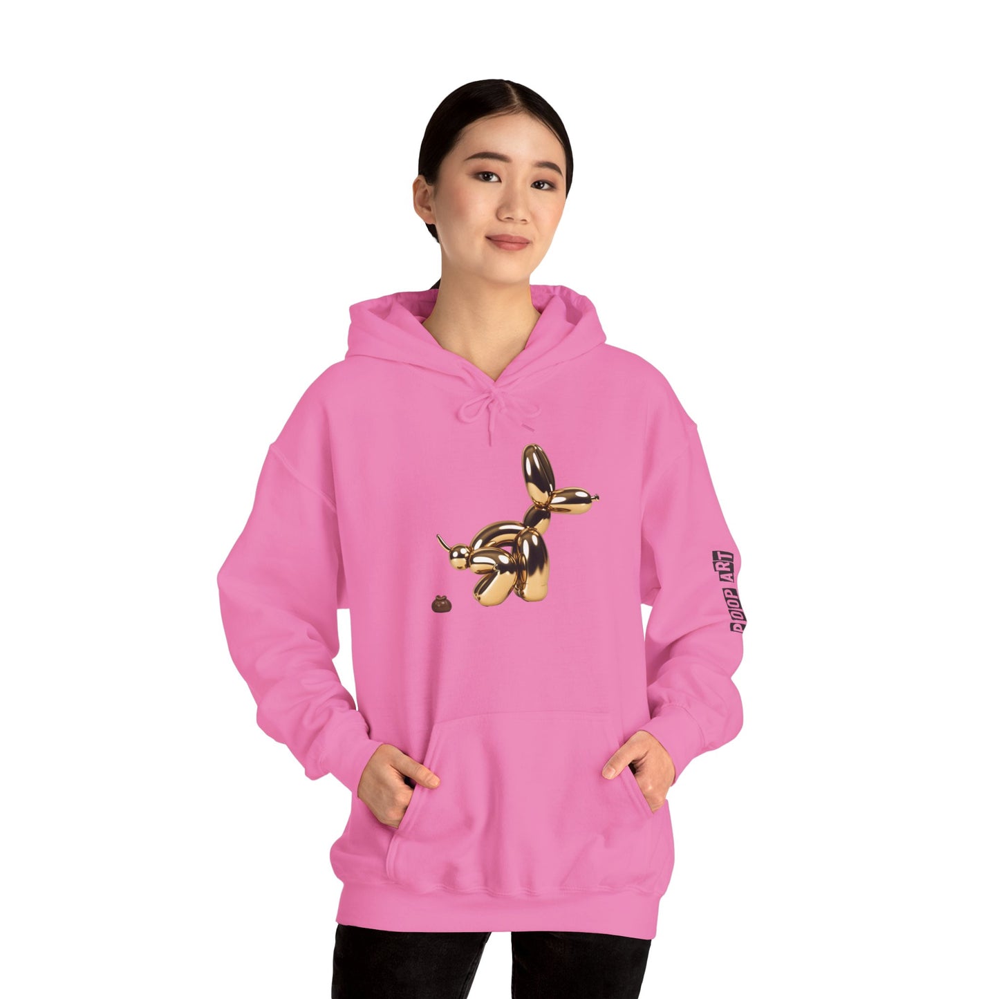 Pop Art Balloon Dog Hoodie - Cozy Unisex Sweatshirt for Fun Aesthetics