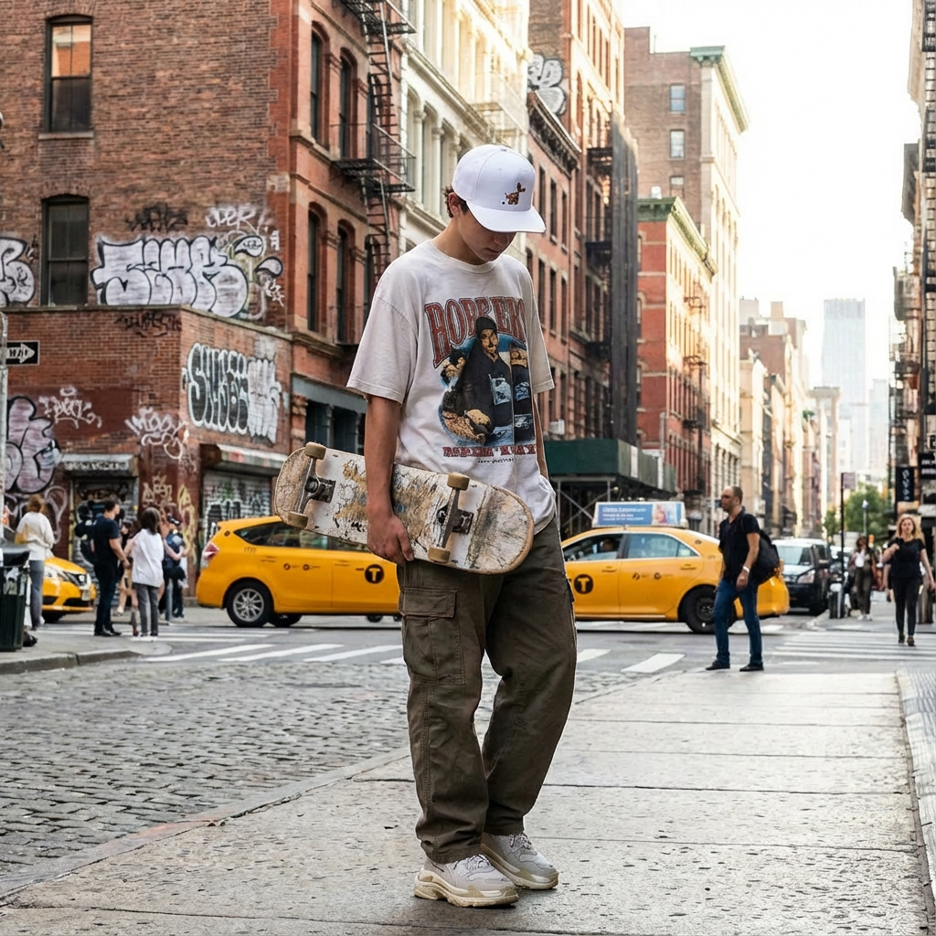 flat bill snapback hat balloon dog design