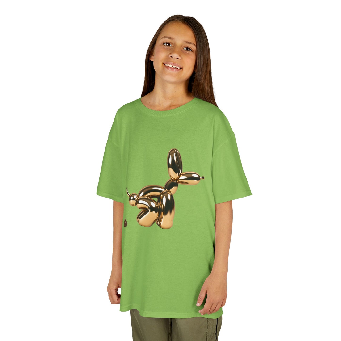 Fun Balloon Dog Art Kids Tee - Poop Art Design