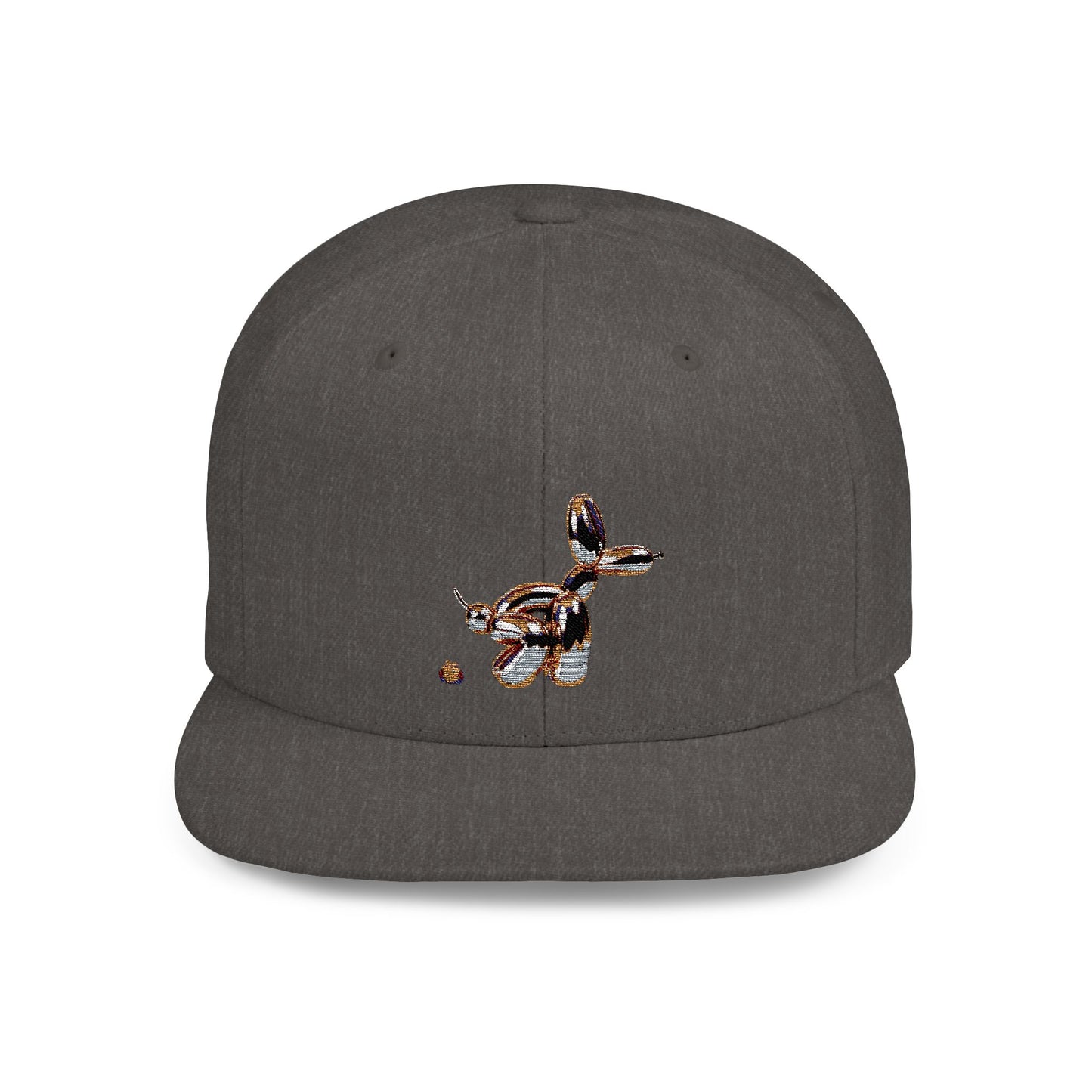 Balloon Dog Flat Bill Snapback Hat - Stylish & Unique Fashion Accessory