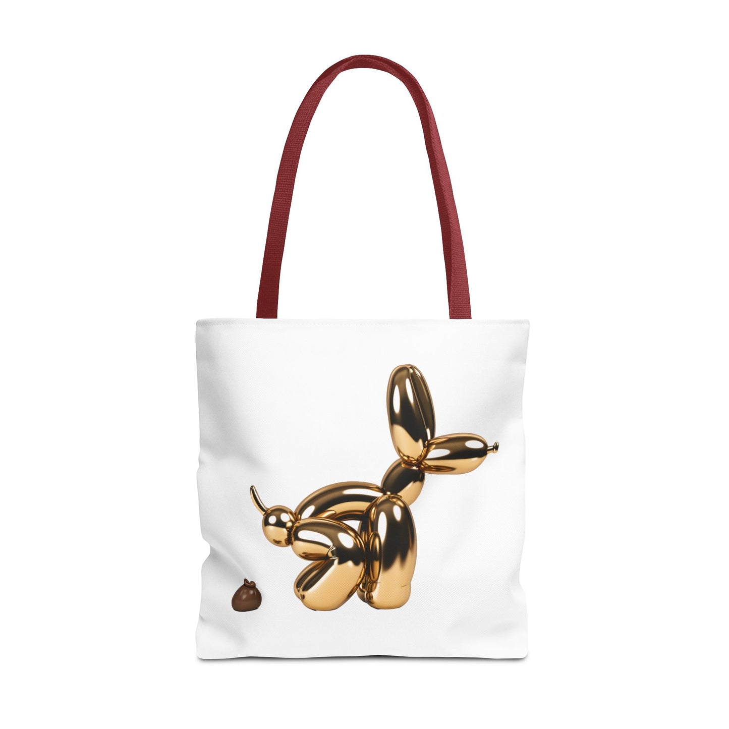 Funny Poop Art Tote Bag - Playful & Unique Bag for Dog Lovers