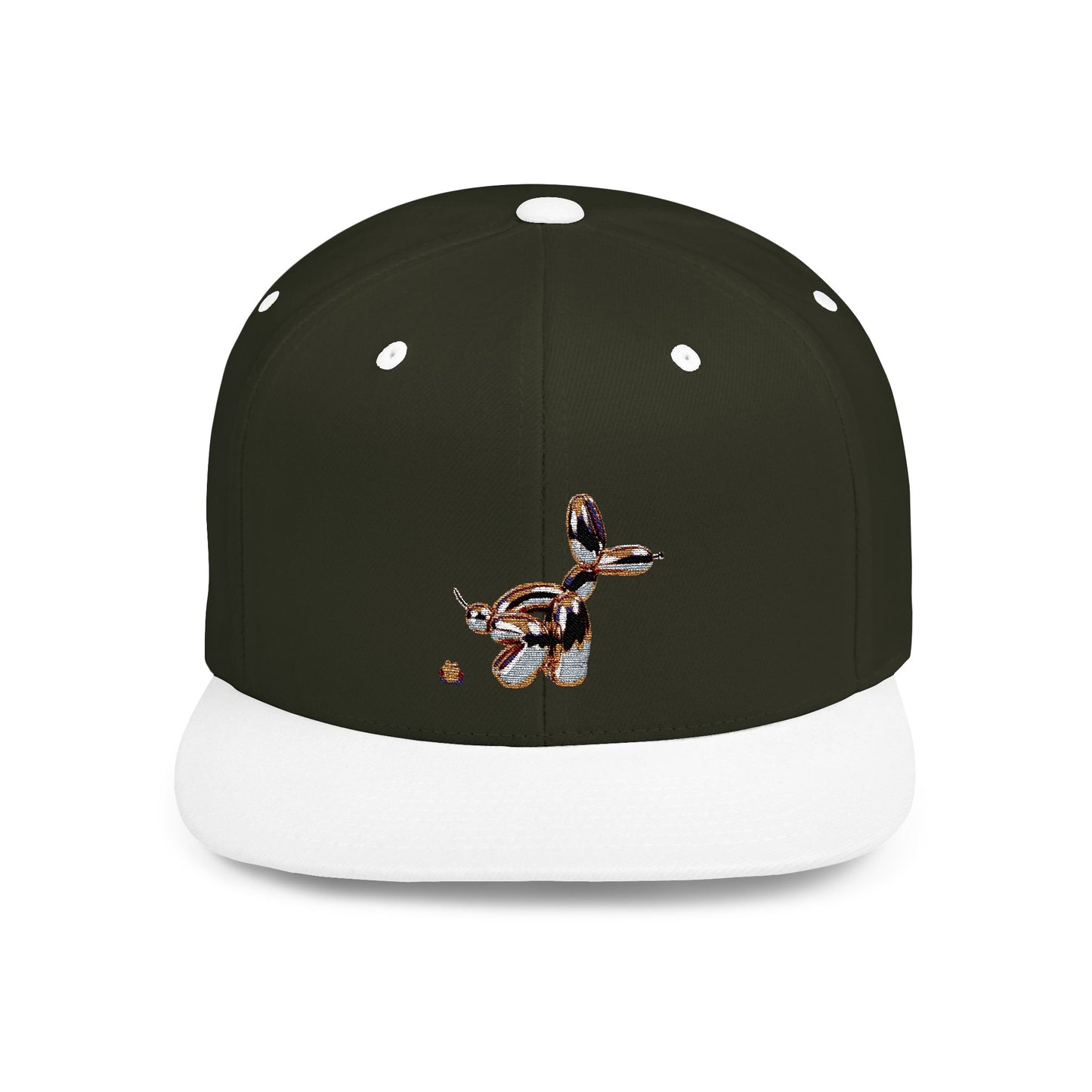 Balloon Dog Flat Bill Snapback Hat - Stylish & Unique Fashion Accessory