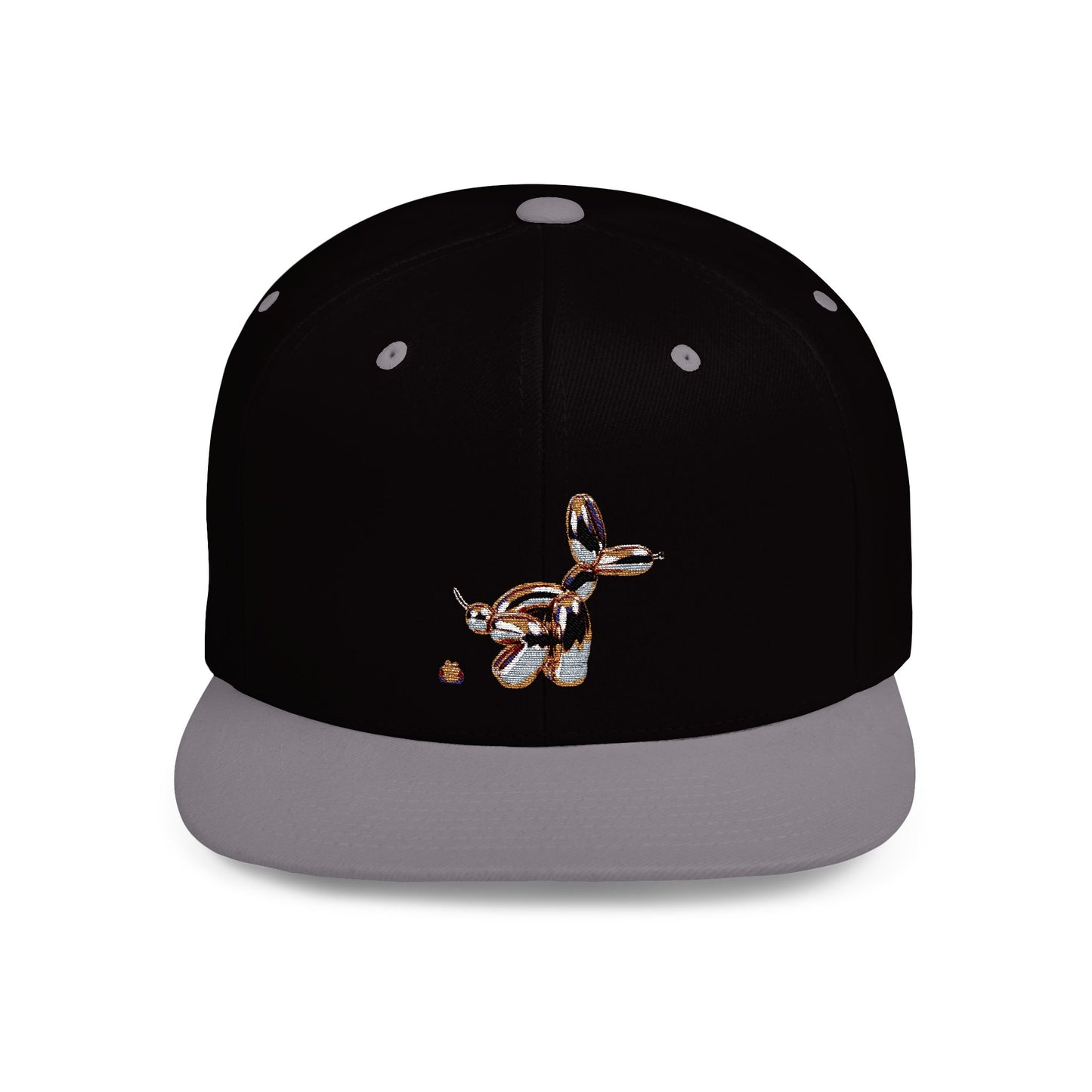 Balloon Dog Flat Bill Snapback Hat - Stylish & Unique Fashion Accessory