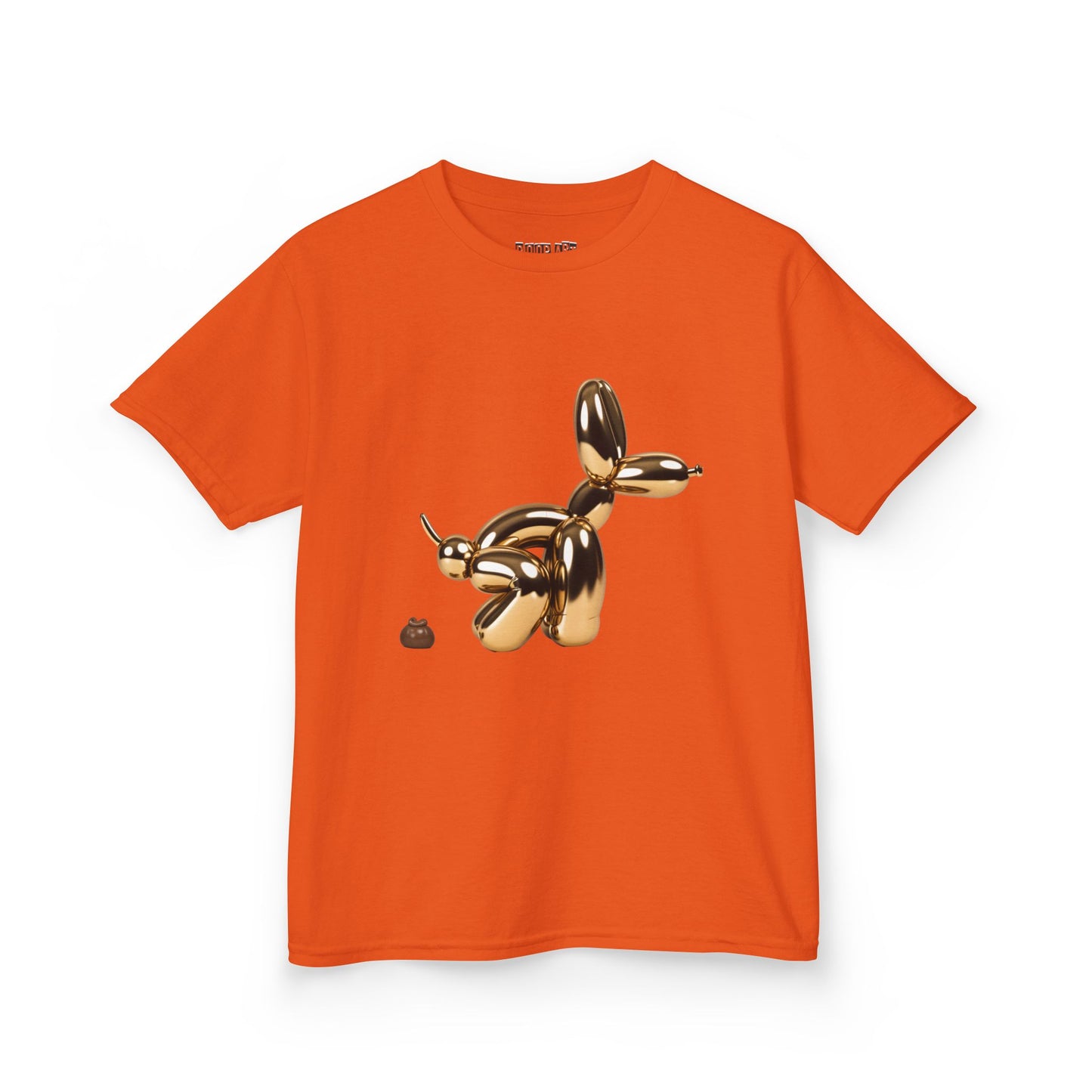 Fun Balloon Dog Art Kids Tee - Poop Art Design