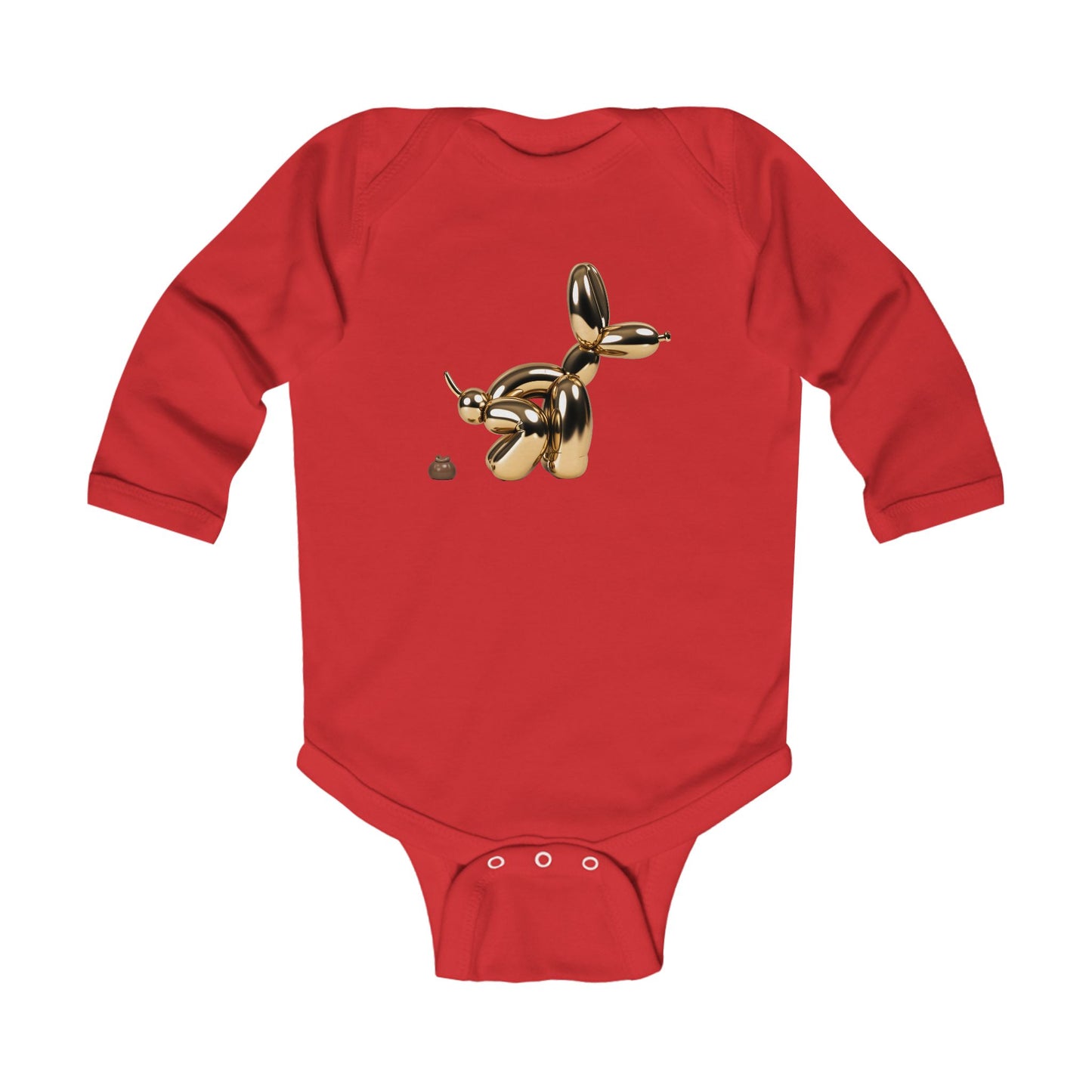 cute baby bodysuit balloon dog design