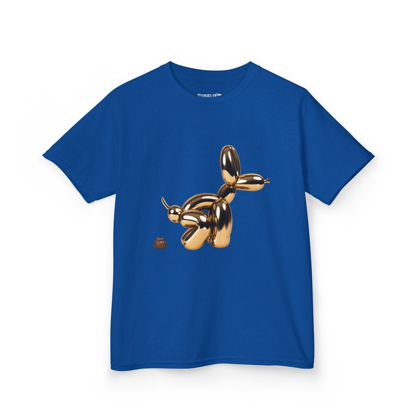 Fun Balloon Dog Art Kids Tee - Poop Art Design