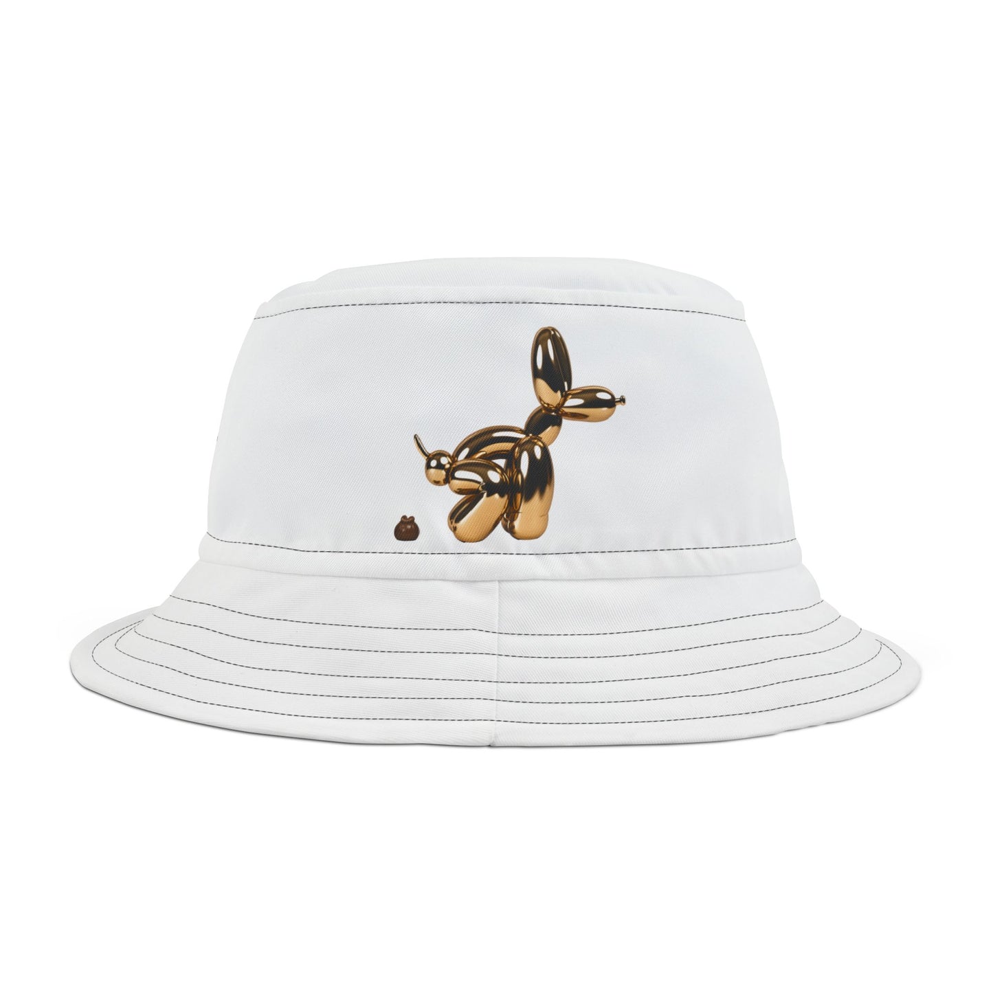 Whimsical Poop Art Bucket Hat for Fun-Loving Individuals