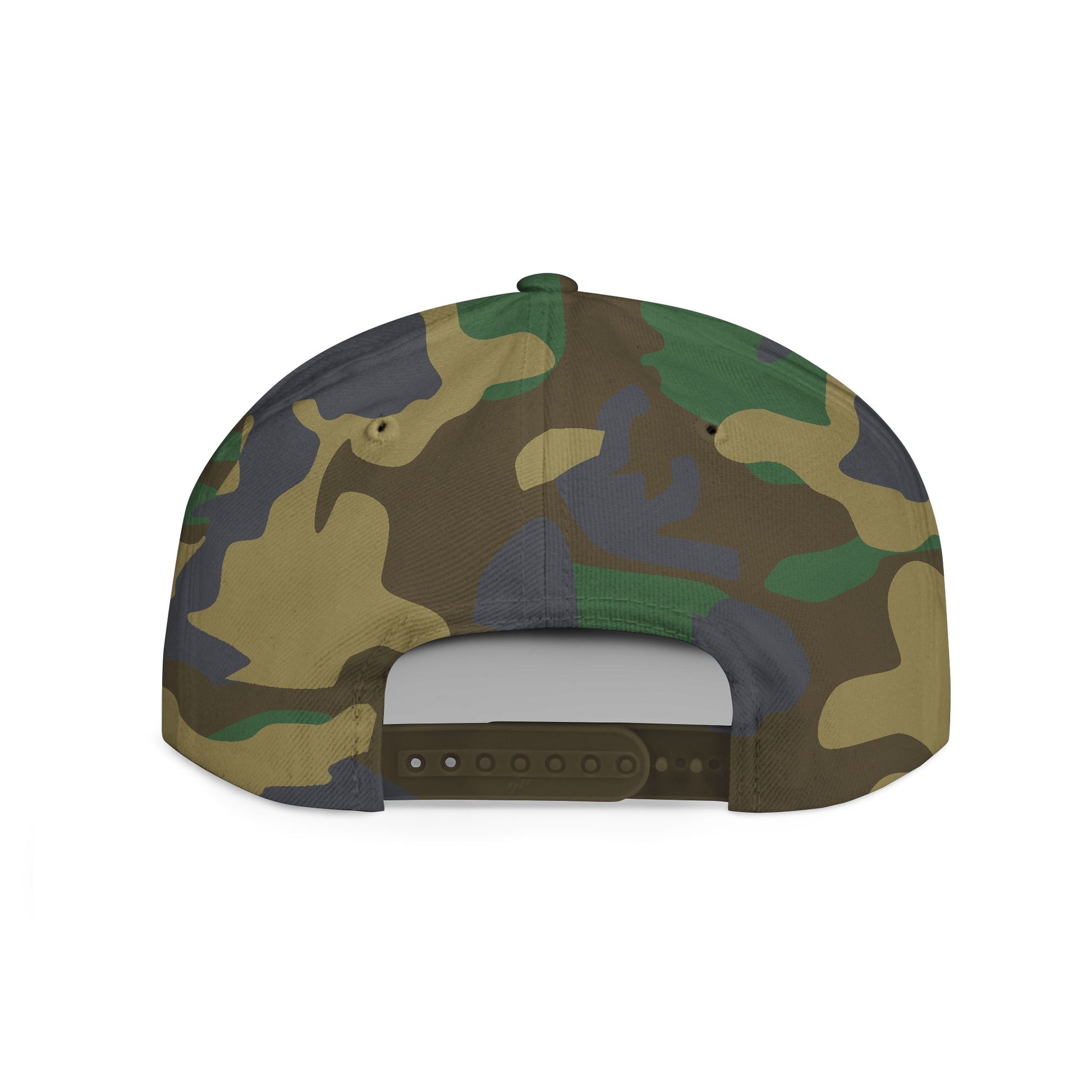 flat bill snapback hat balloon dog design
