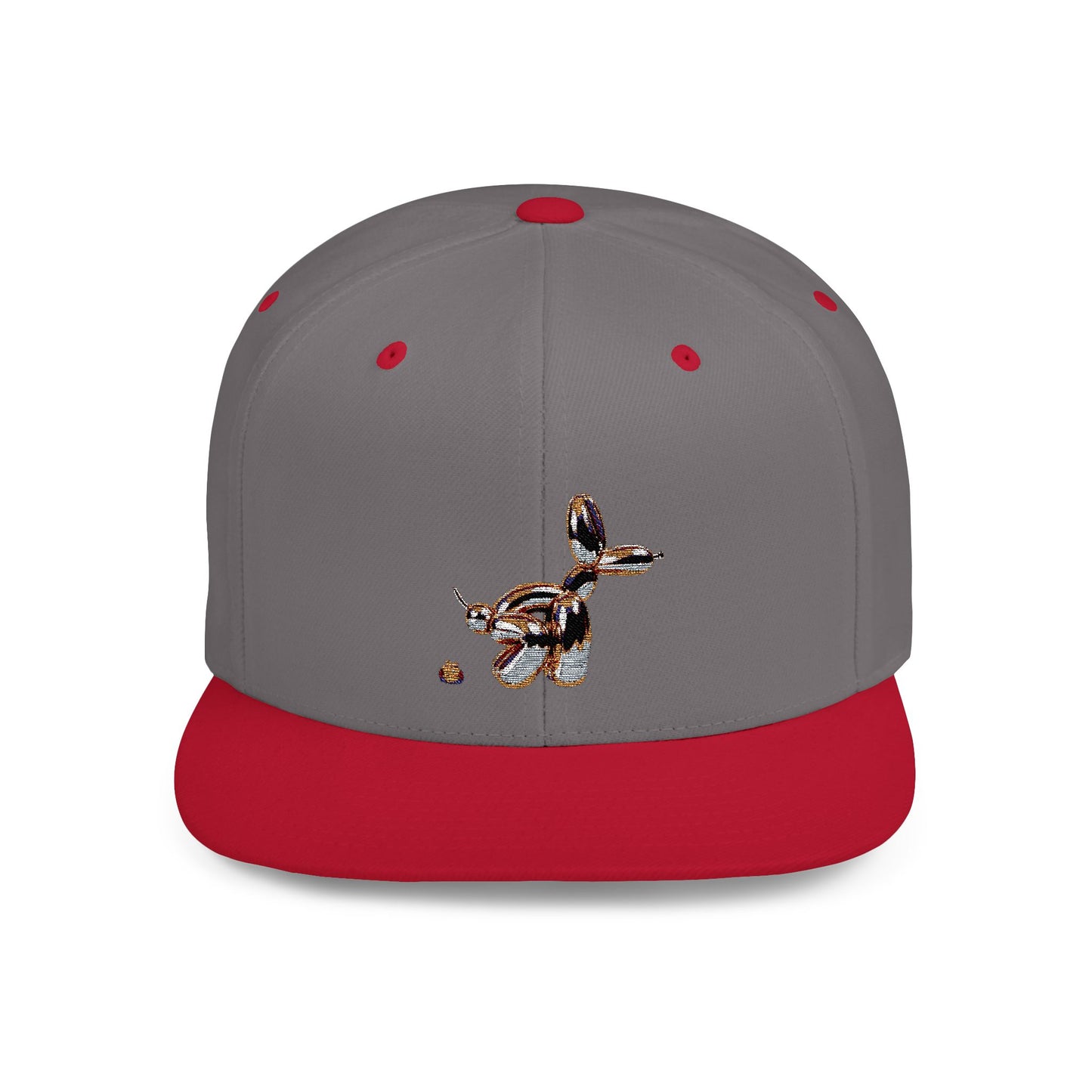 Balloon Dog Flat Bill Snapback Hat - Stylish & Unique Fashion Accessory