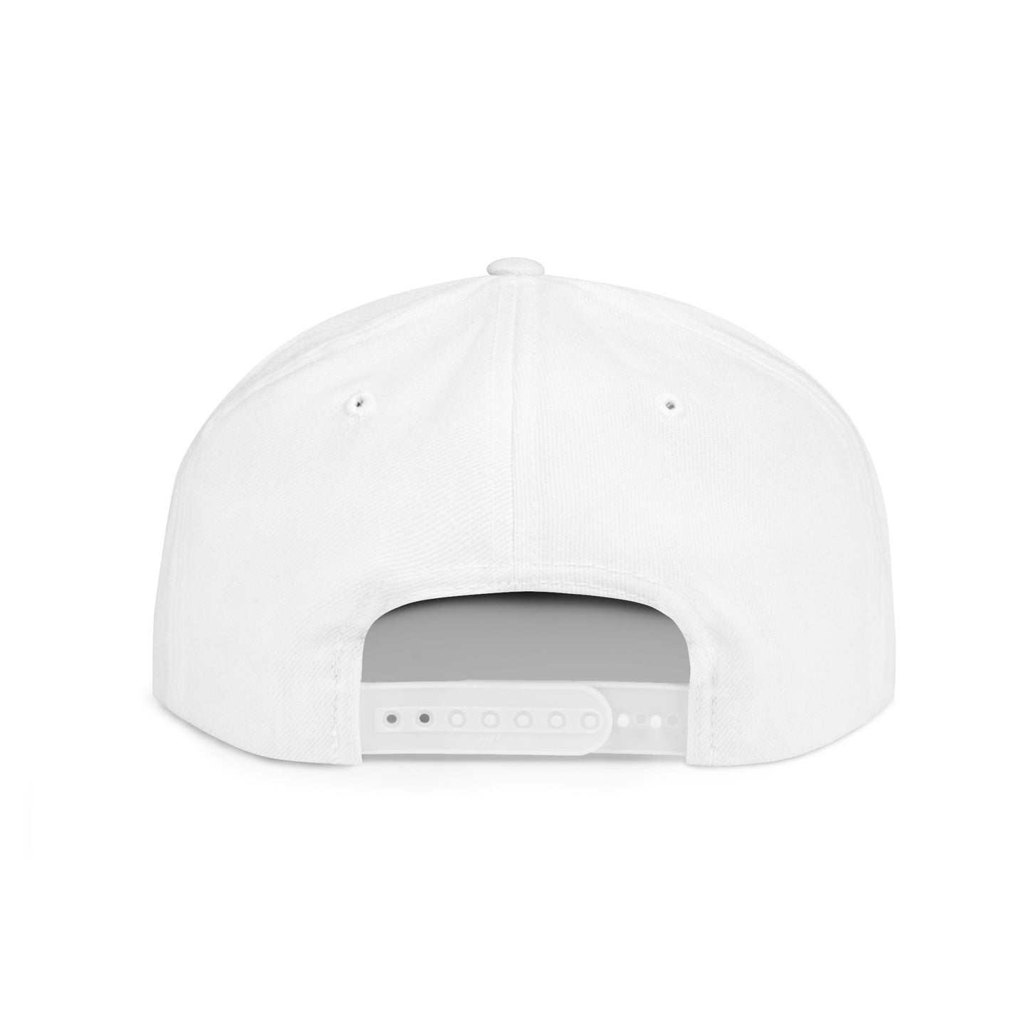 flat bill snapback hat balloon dog design