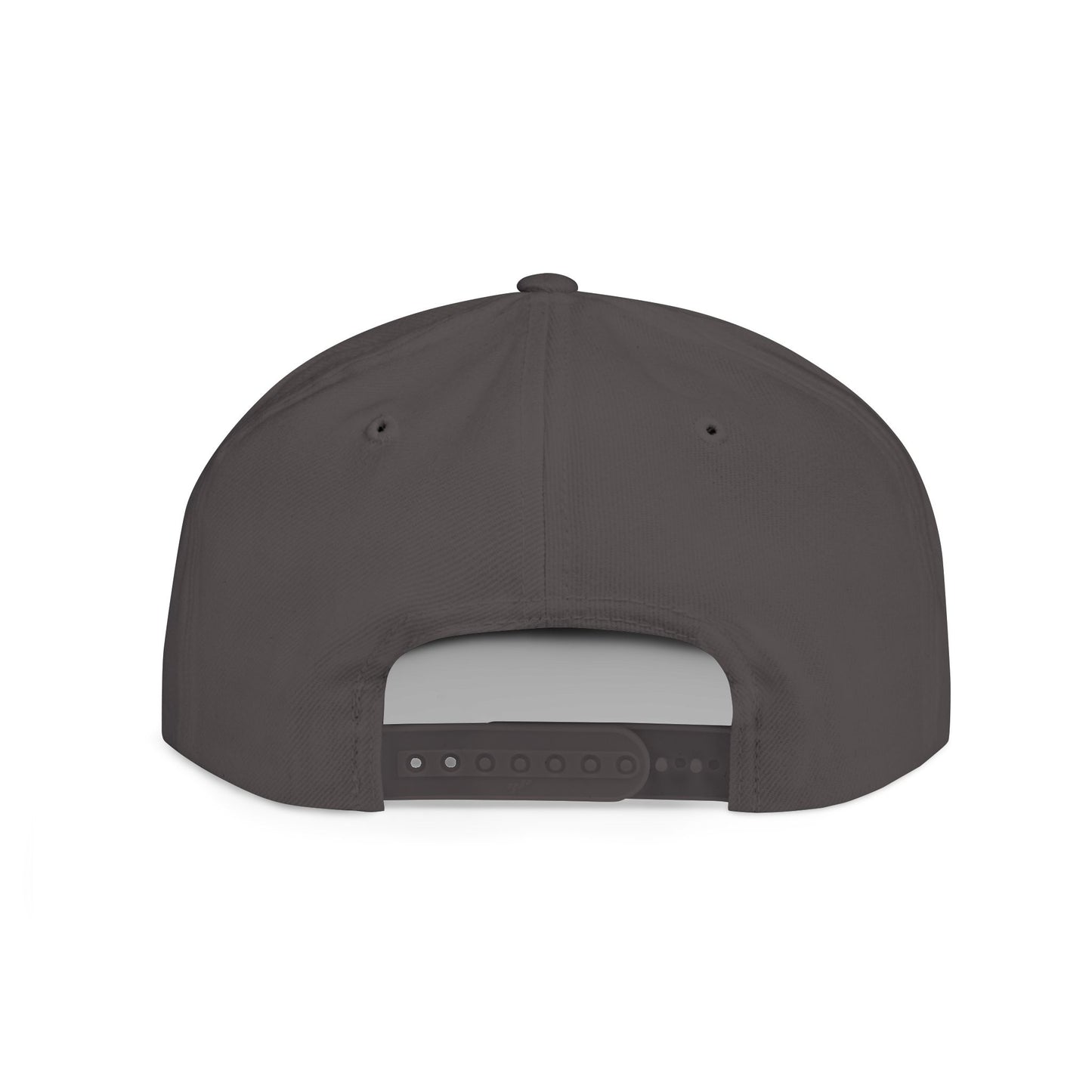 flat bill snapback hat balloon dog design