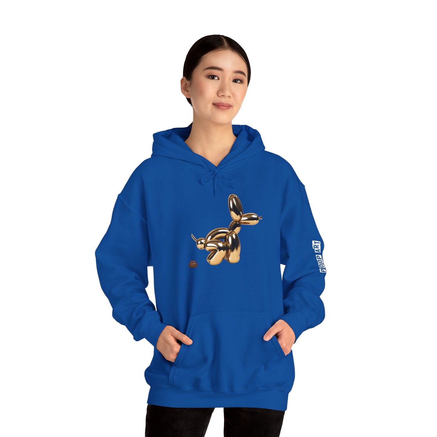 Pop Art Balloon Dog Hoodie - Cozy Unisex Sweatshirt for Fun Aesthetics