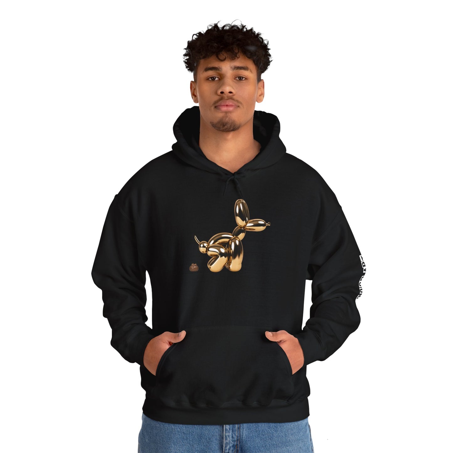 Pop Art Balloon Dog Hoodie - Cozy Unisex Sweatshirt for Fun Aesthetics