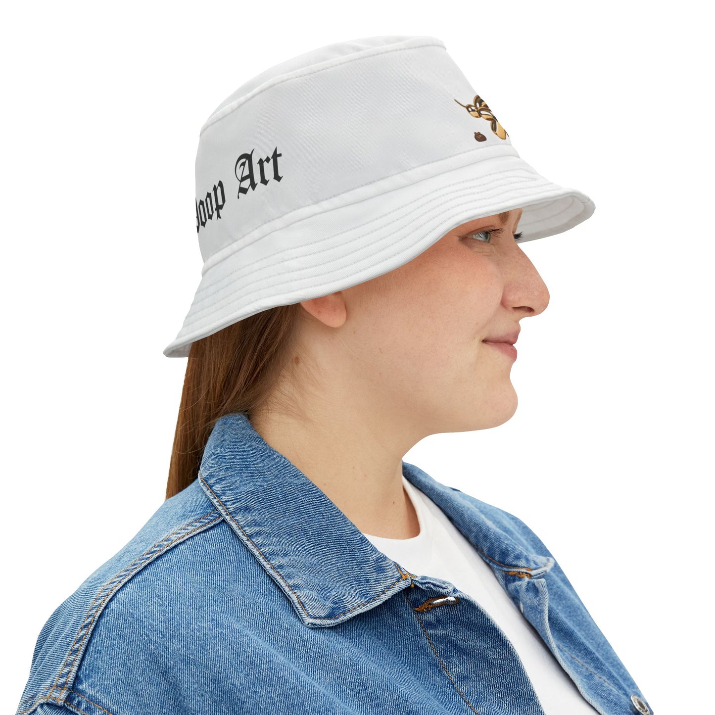 Whimsical Poop Art Bucket Hat for Fun-Loving Individuals