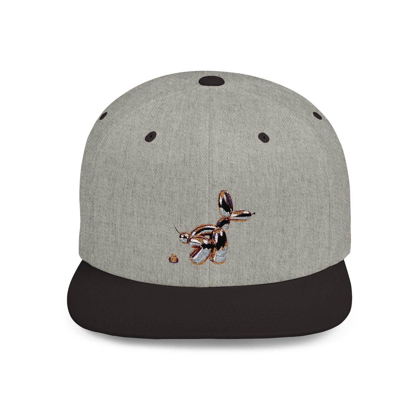 Balloon Dog Flat Bill Snapback Hat - Stylish & Unique Fashion Accessory